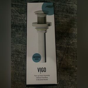 New brushed nickel Pop-Up Drain Assembly